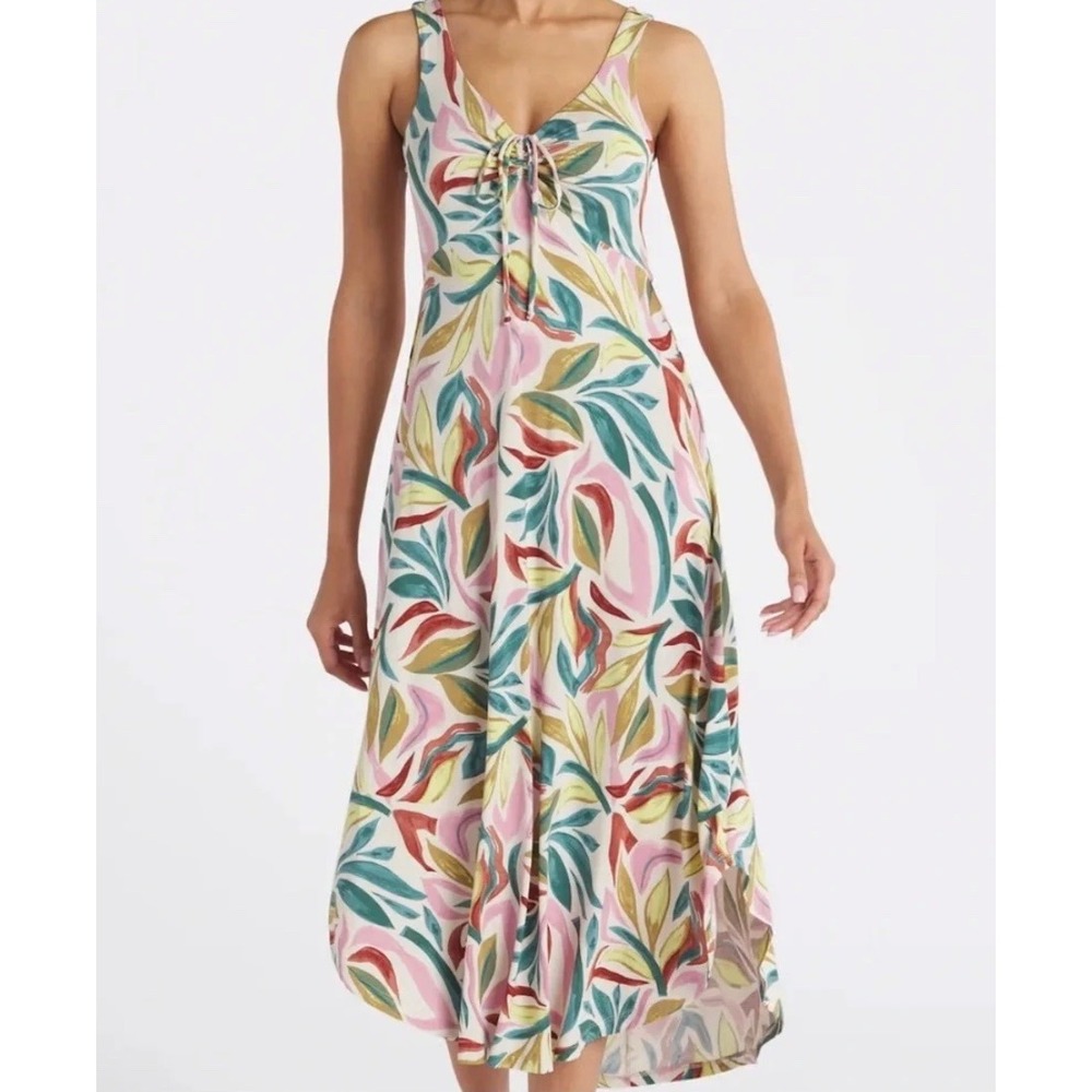 Z Supply Jamie Travel Vacation Resortwear Midi Dress SZ‎ S